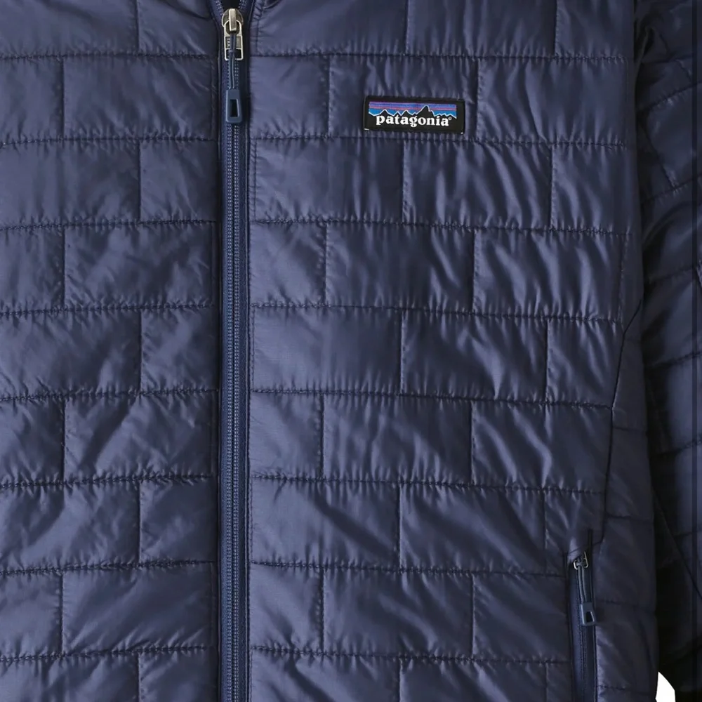 Patagonia Men's Dark Blue Puffer Jacket - Picture 4 of 8